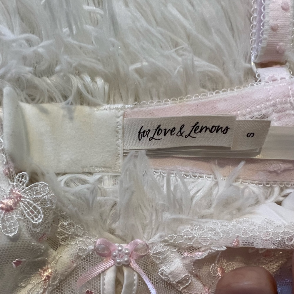 Two Piece For Love and Lemons Evie Longline Bra and Garter - Picture 9 of 13